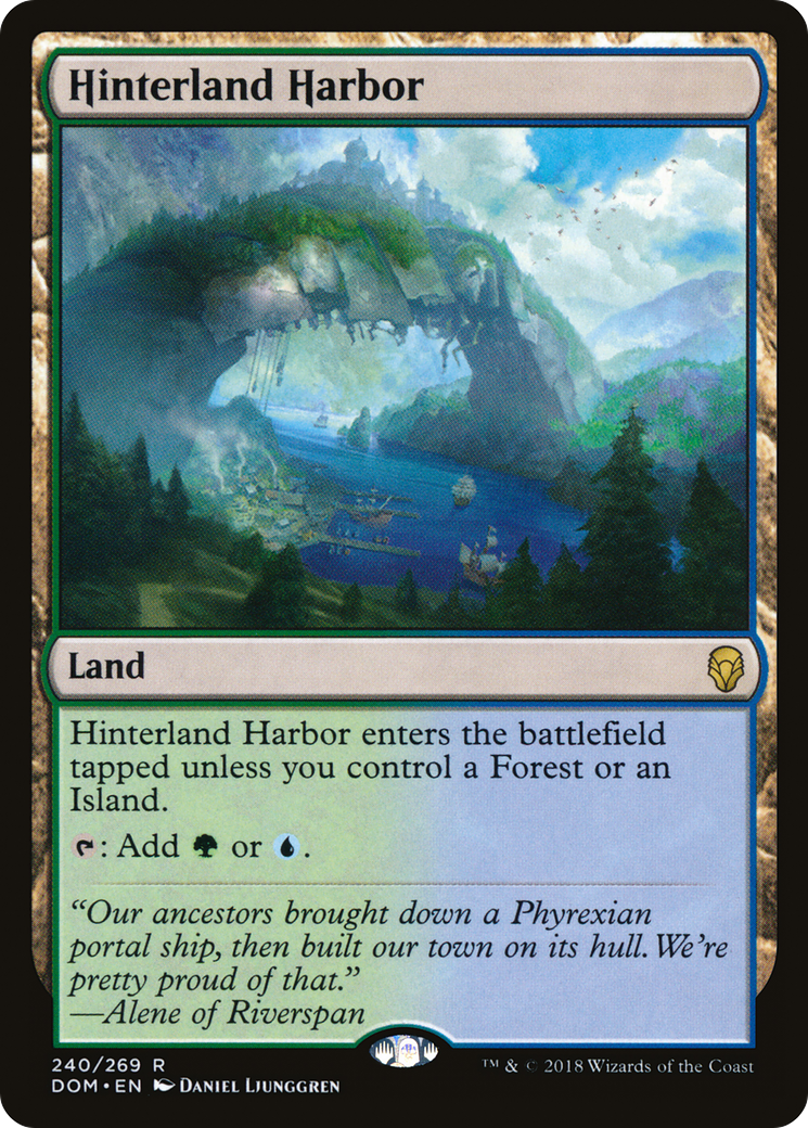 Hinterland Harbor (DOM-240) - Dominaria Foil