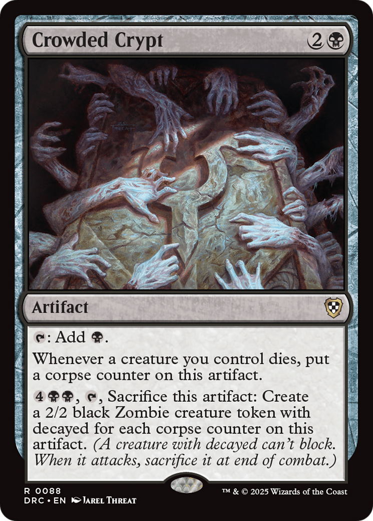 Crowded Crypt (DRC-088) - Commander: Aetherdrift