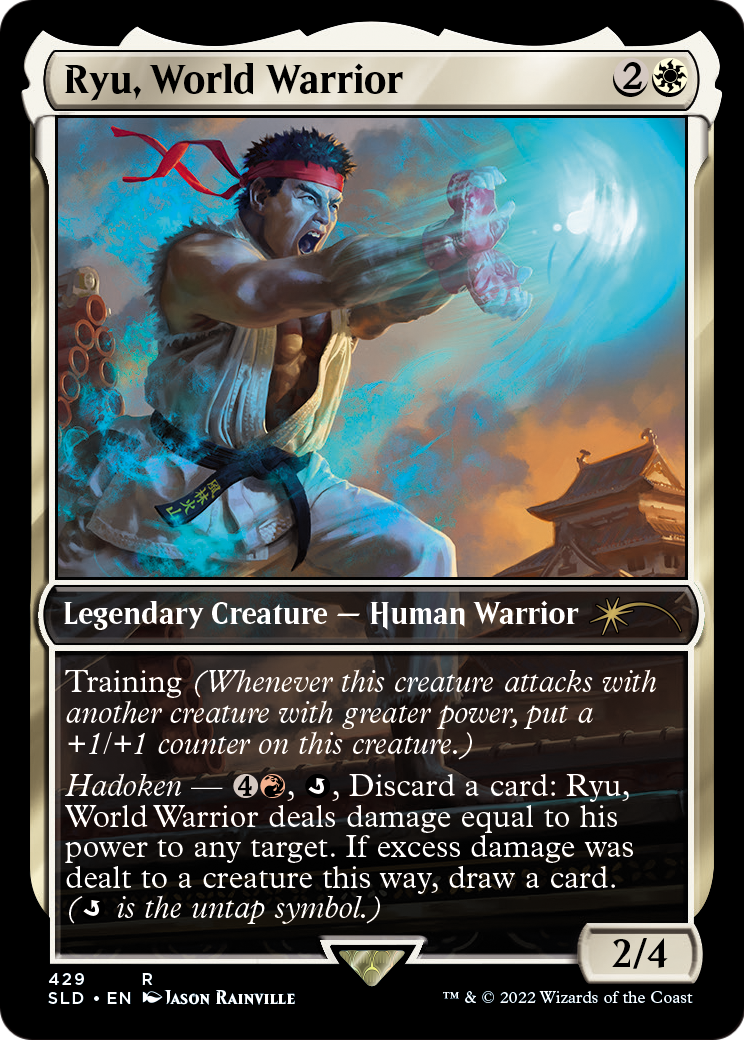 Ryu, World Warrior (SLD-429) - Secret Lair Drop / Ryu, World Warrior Foil