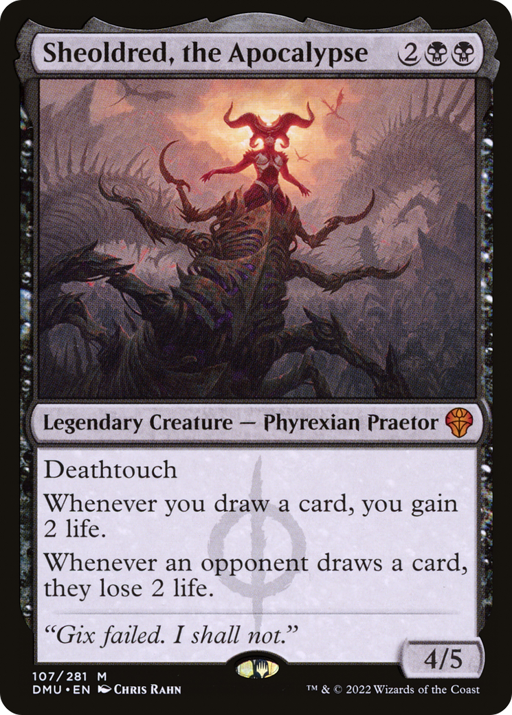 Sheoldred, the Apocalypse (DMU-107) - Dominaria United Foil