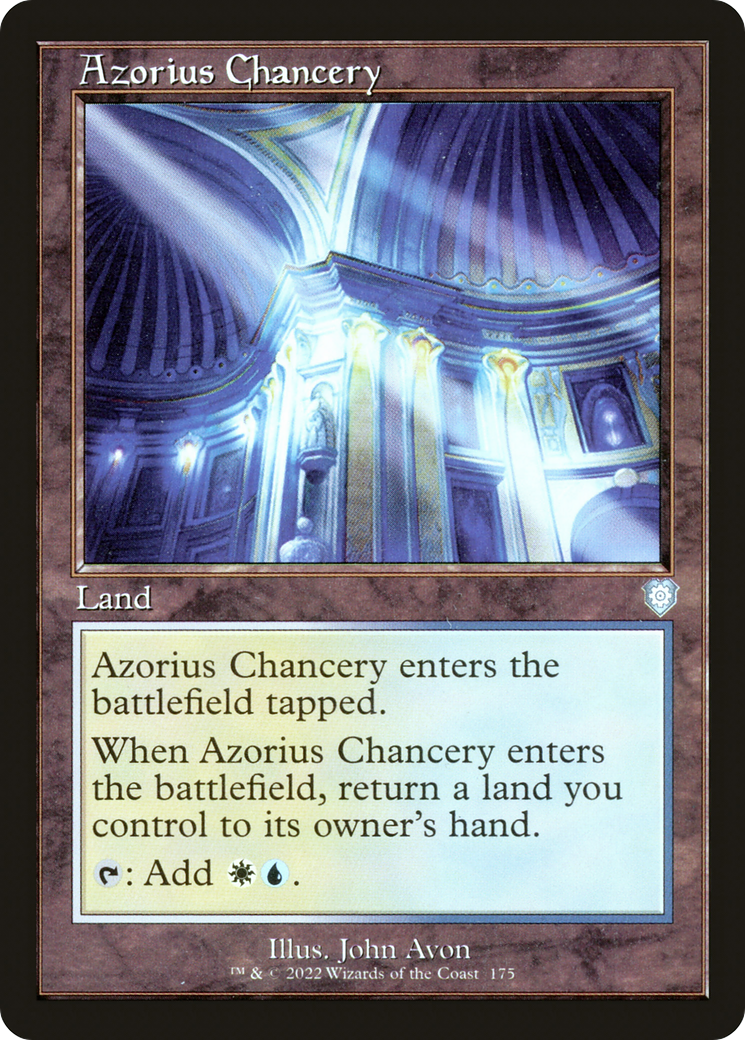 Azorius Chancery (Retro Frame) (BRC-175) - The Brothers' War Commander