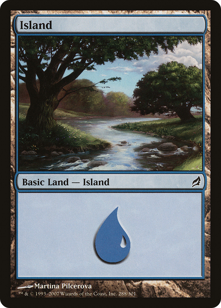 Island (288) (LRW-288) - Lorwyn Foil