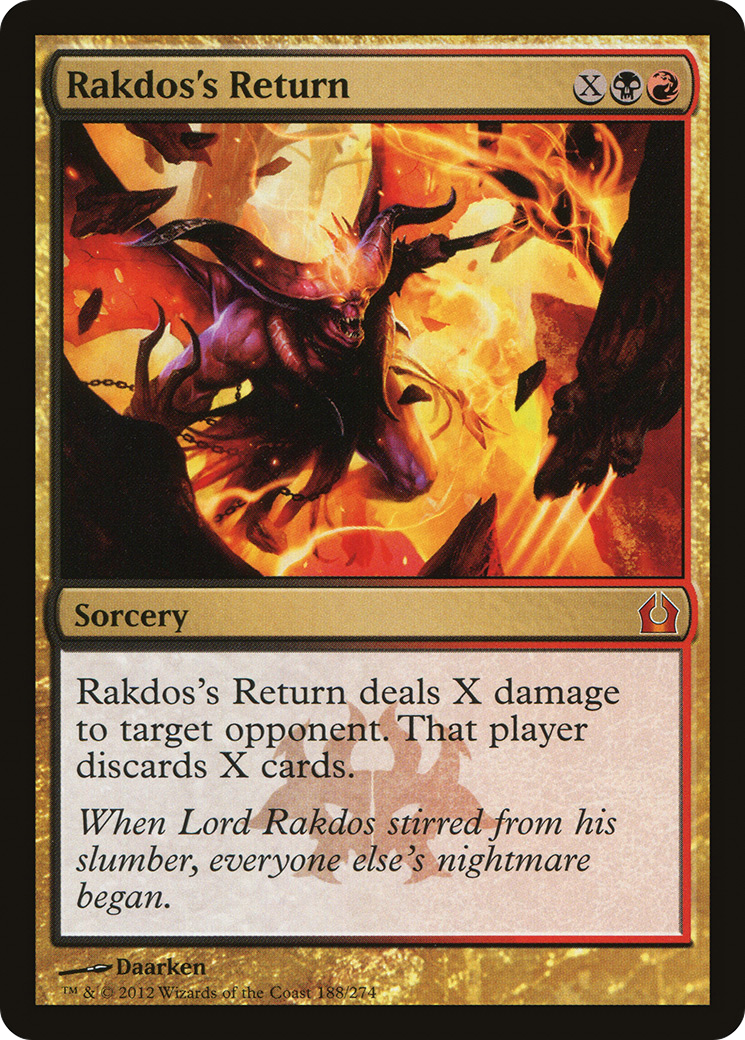 Rakdos's Return (RTR-188) - Return to Ravnica