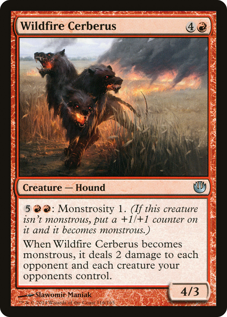 Wildfire Cerberus (JOU-116) - Journey into Nyx Foil