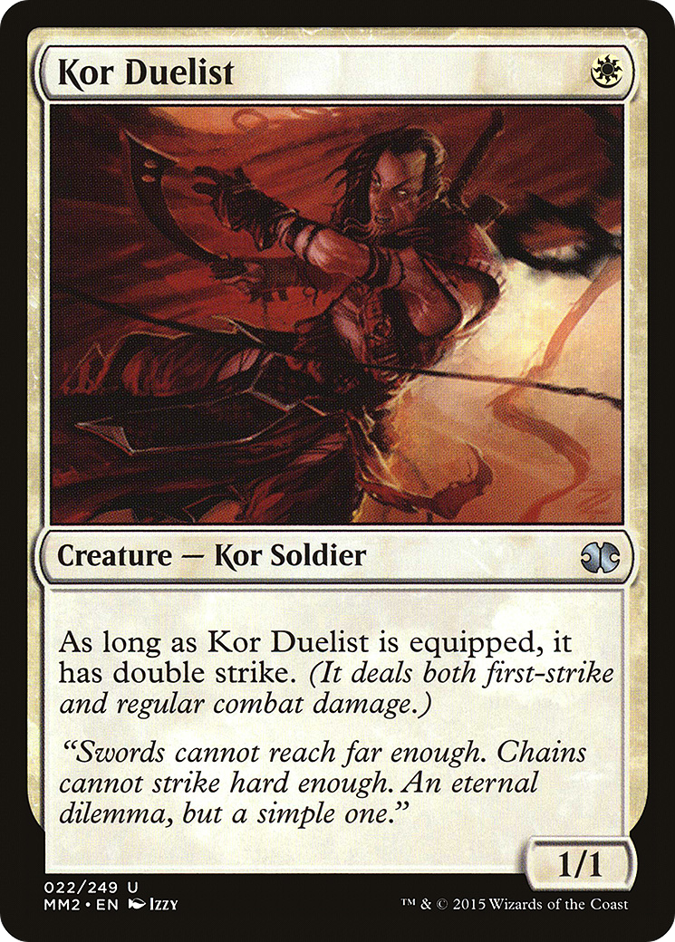 Kor Duelist (MM2-022) - Modern Masters 2015 Foil