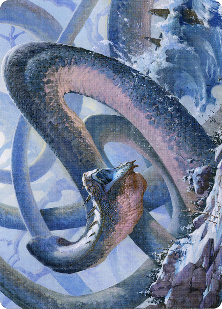 Koma, Cosmos Serpent // Koma, Cosmos Serpent (ASKHM-060) - Art Series: Kaldheim (Borderless) Foil