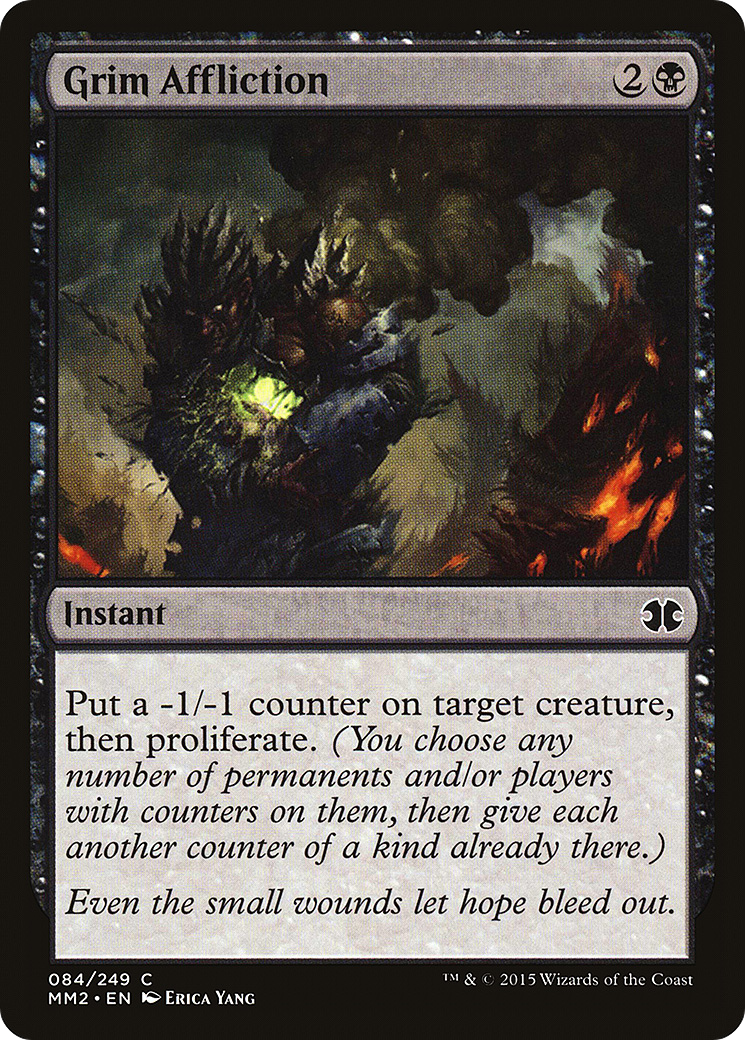 Grim Affliction (MM2-084) - Modern Masters 2015