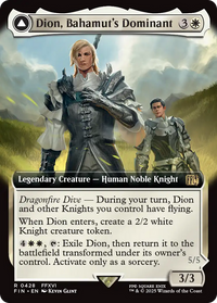 Dion, Bahamut's Dominant (Extended Art) (FIN-428) - FINAL FANTASY: (enchantment, Extended Art) Foil