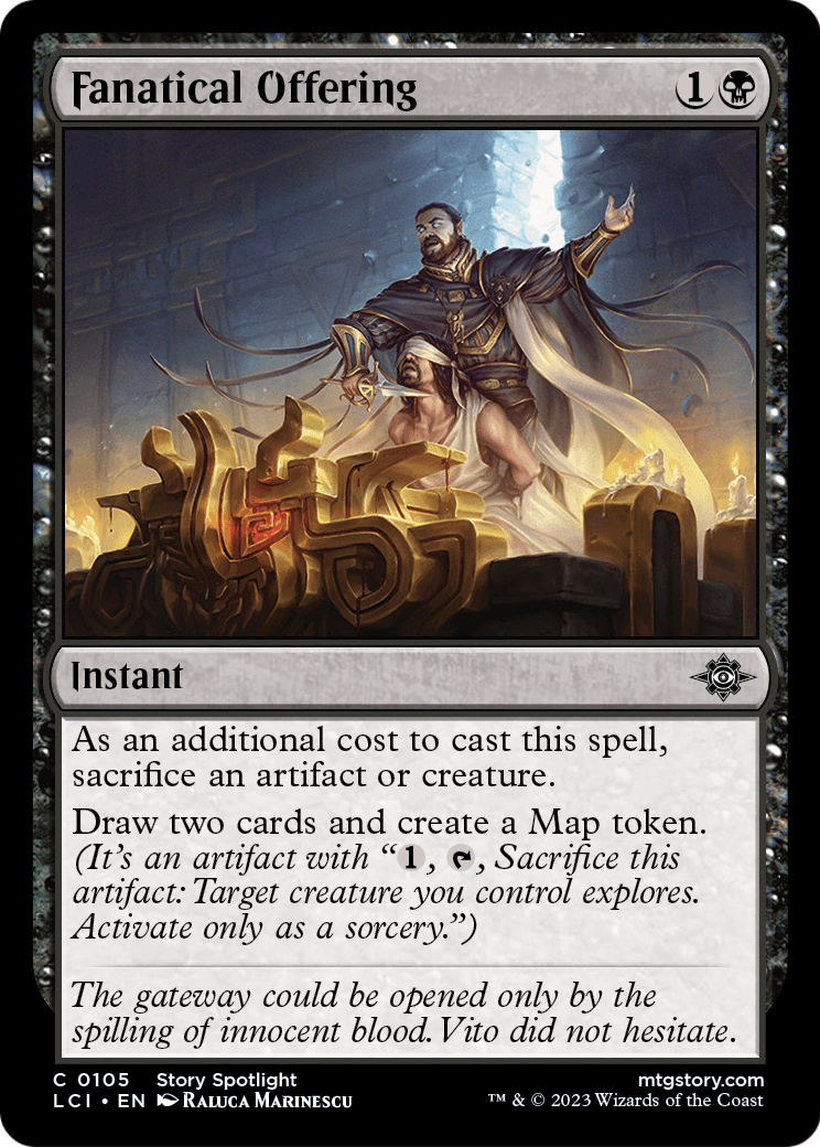 Fanatical Offering (LCI-105) - The Lost Caverns of Ixalan Foil