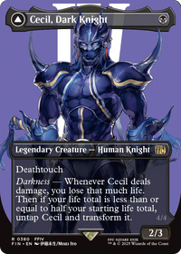 Cecil, Dark Knight (Borderless) (FIN-380) - FINAL FANTASY Foil