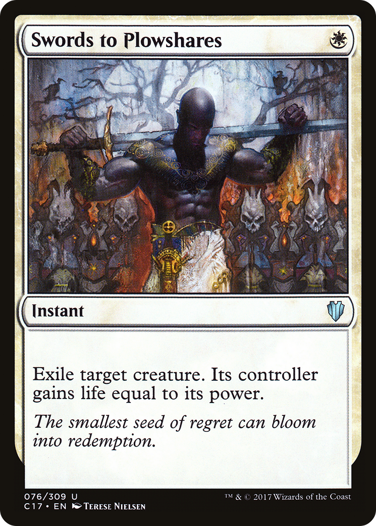 Swords to Plowshares (C17-076) - Commander 2017