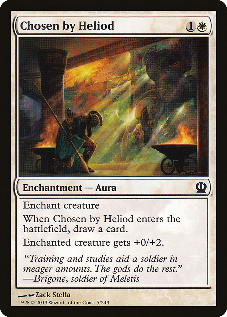 Chosen by Heliod (THS-005) - Theros Foil