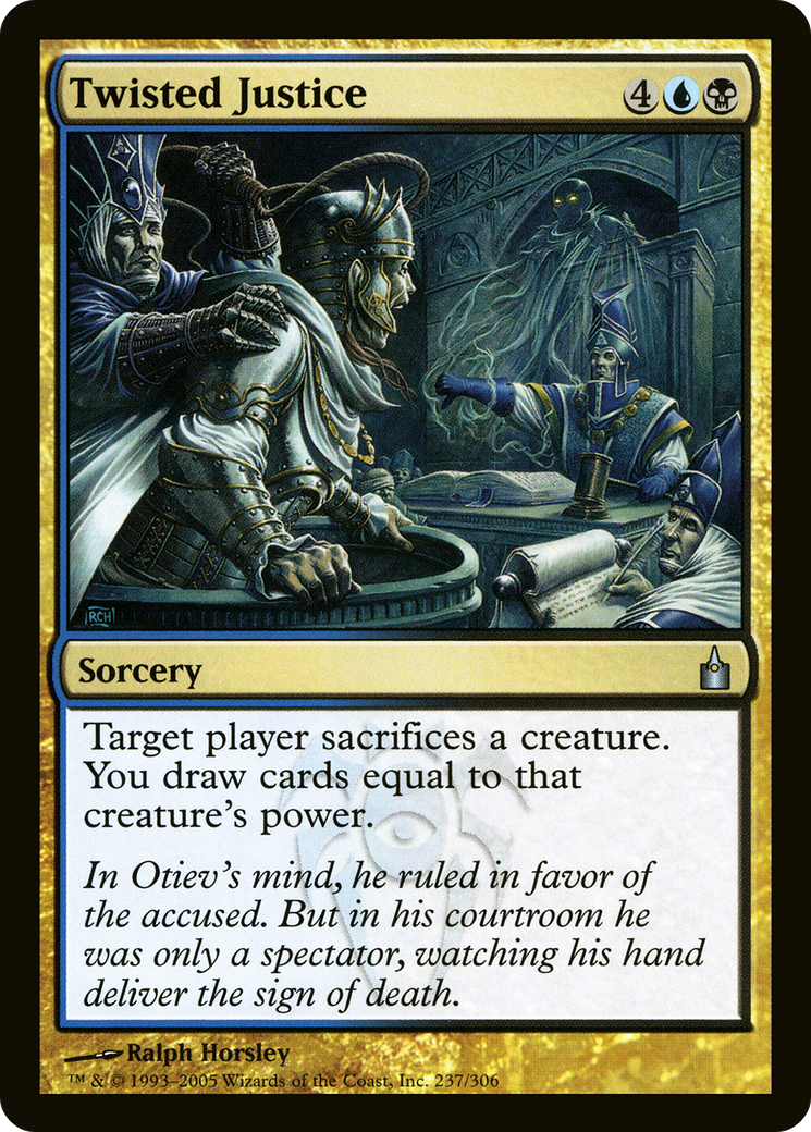 Twisted Justice (RAV-237) - Ravnica: City of Guilds