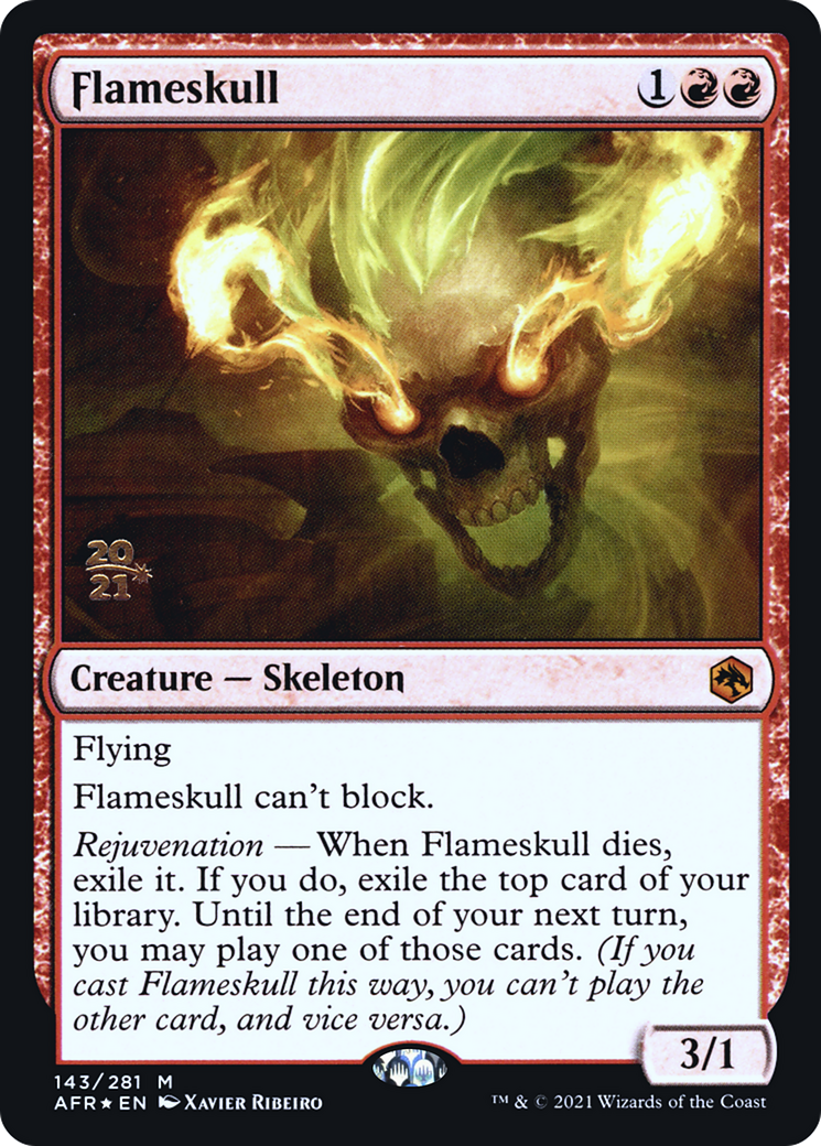 Flameskull (PRE-143) - Adventures in the Forgotten Realms Promos Foil