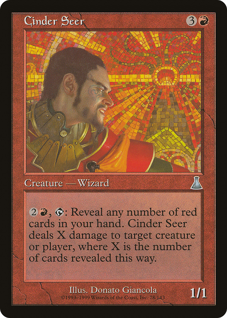Cinder Seer (UDS-078) - Urza's Destiny