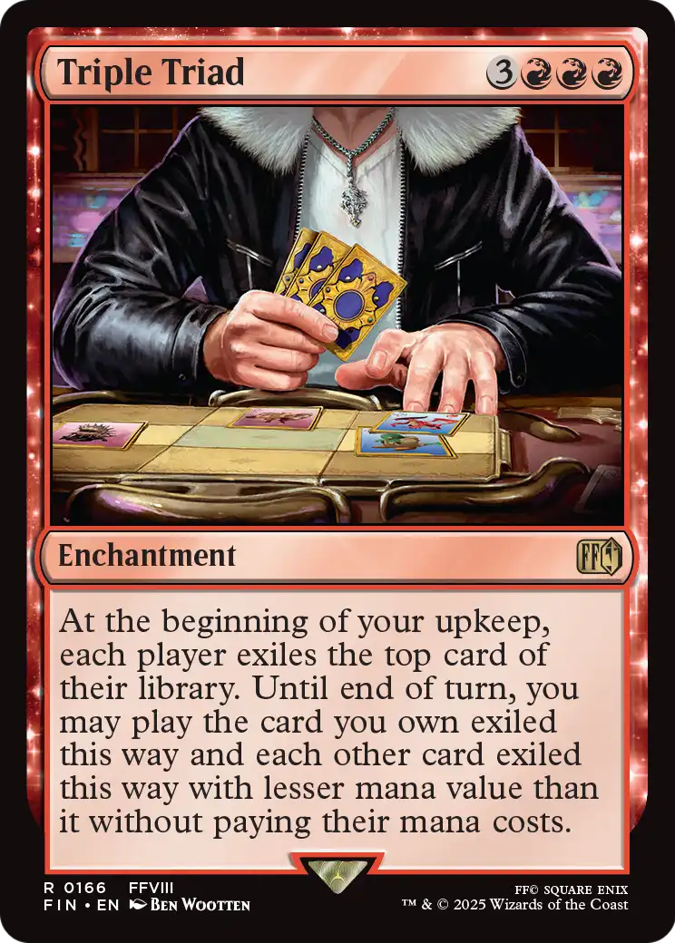 Triple Triad (FIN-166) - FINAL FANTASY: (enchantment) Foil