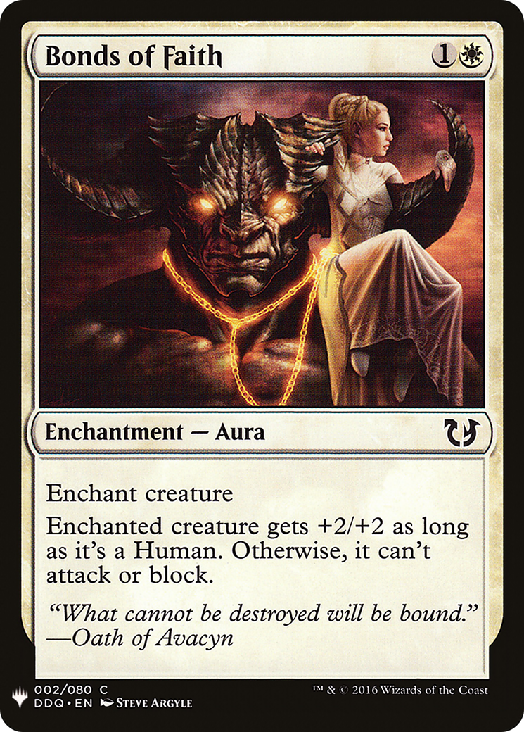 Bonds of Faith (LIST-002) - The List