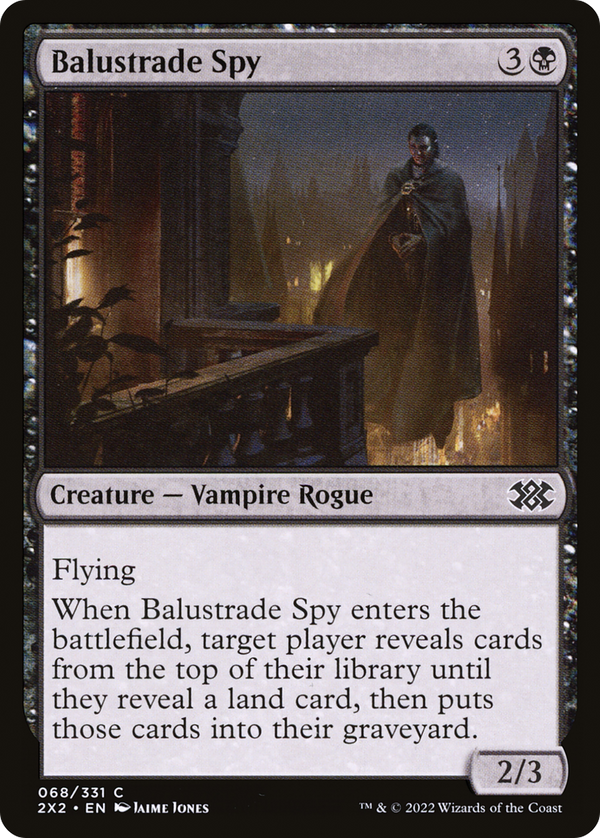 Balustrade Spy (2X2-068) - Double Masters 2022