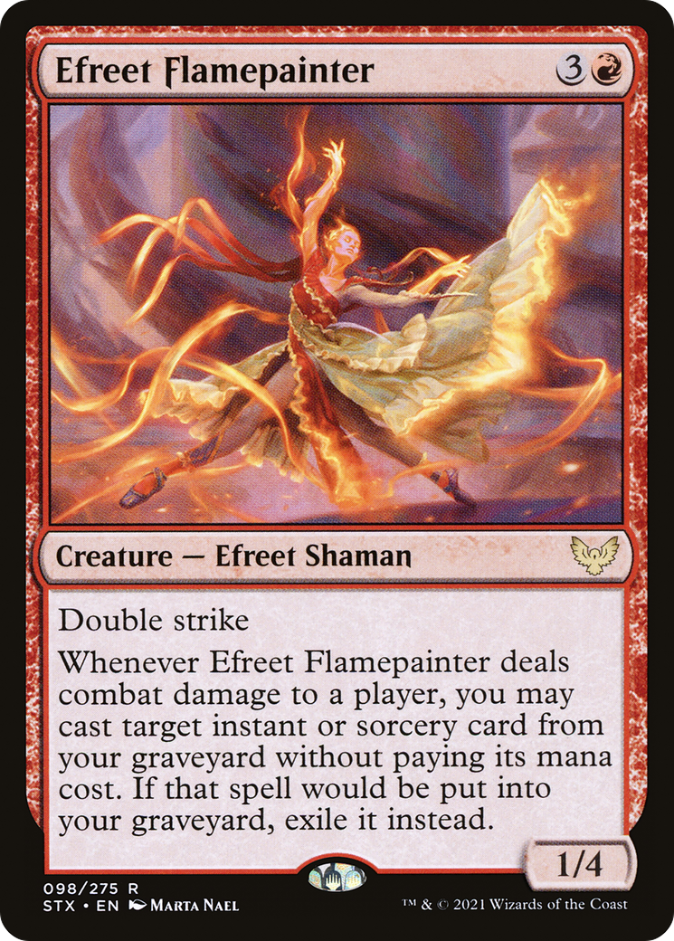 Efreet Flamepainter (STX-098) - Strixhaven: School of Mages Foil