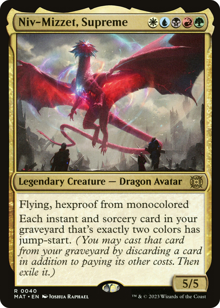 Niv-Mizzet, Supreme (MAT-040) - March of the Machine: The Aftermath Foil