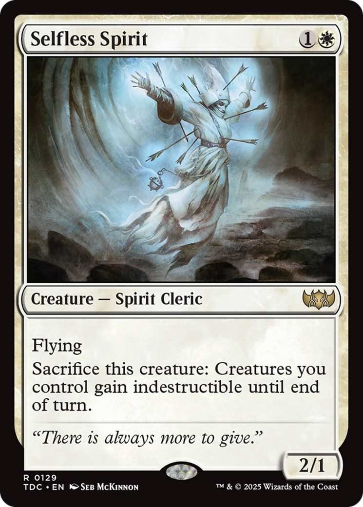 Selfless Spirit (TDC-129) - Commander: Tarkir: Dragonstorm