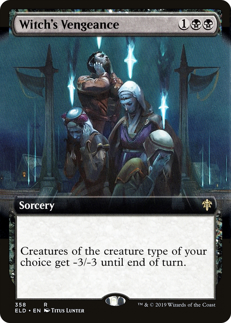 Witch's Vengeance (Extended Art) (ELD-358) - Throne of Eldraine: (Extended Art)