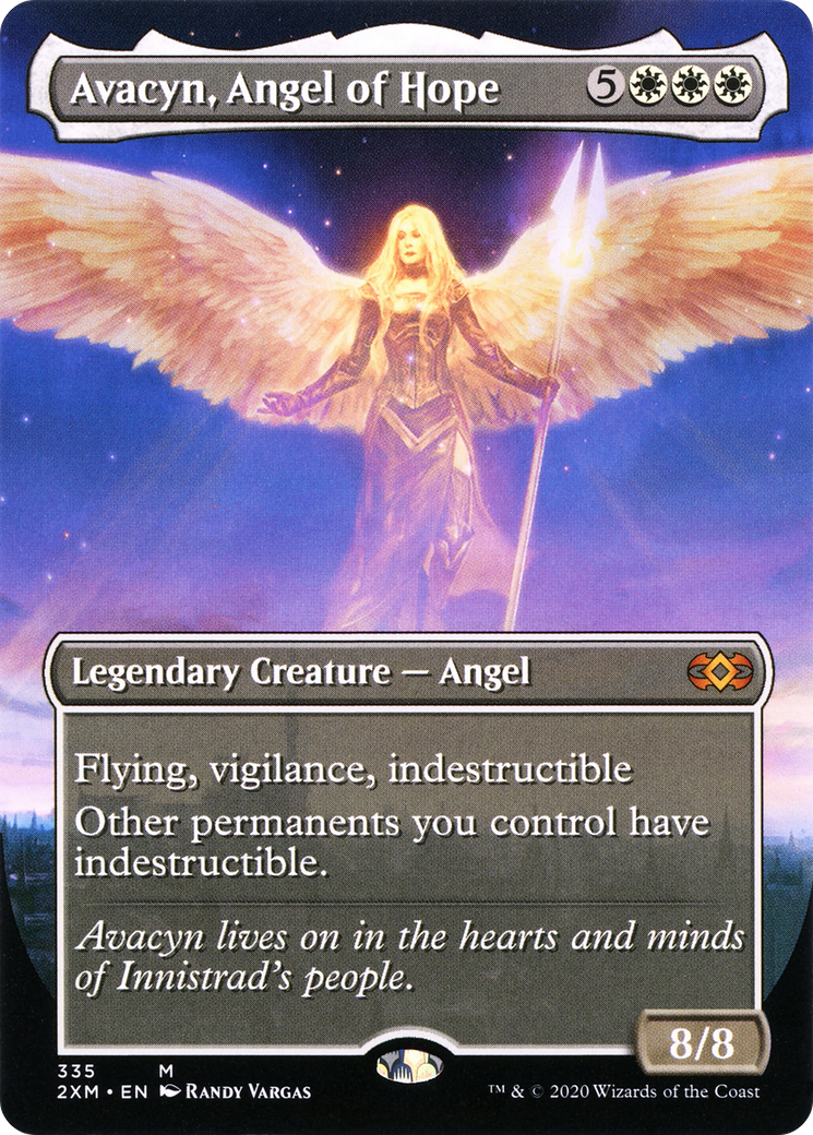 Avacyn, Angel of Hope (Borderless) (2XM-335) - Double Masters