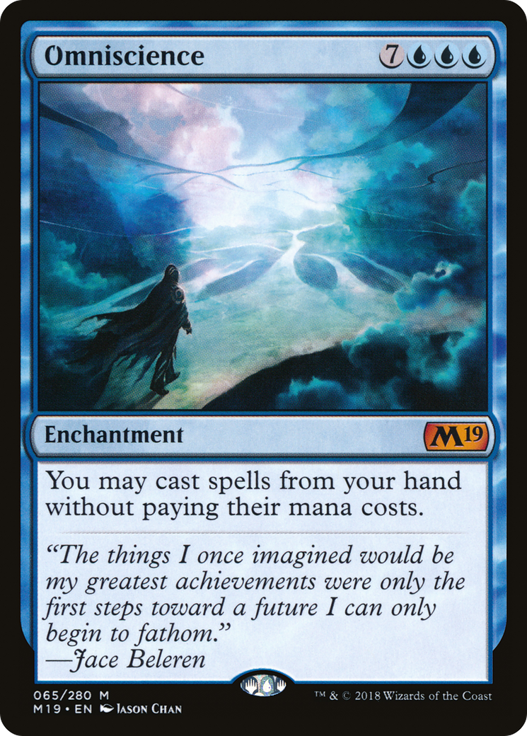 Omniscience (M19-065) - Core Set 2019 Foil