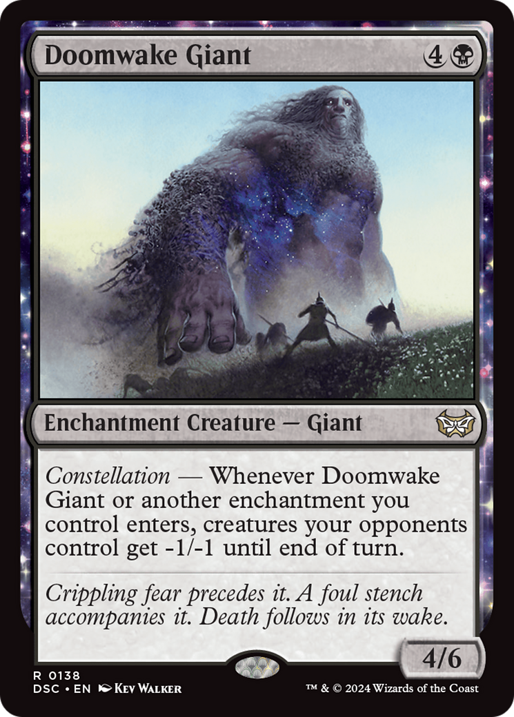 Doomwake Giant (DSC-138) - Duskmourn: House of Horror Commander: (enchantment)