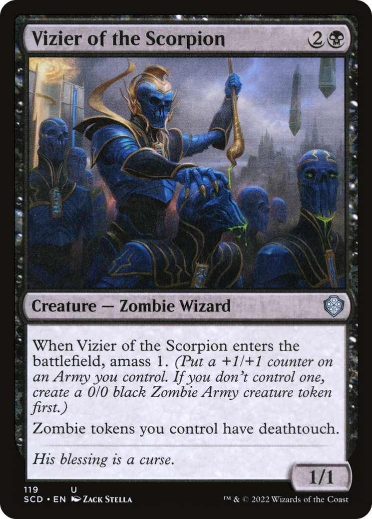 Vizier of the Scorpion (SCD-119) - Starter Commander Decks