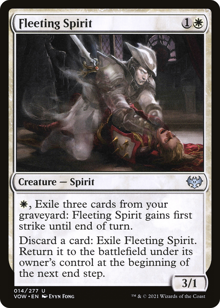 Fleeting Spirit (VOW-014) - Innistrad: Crimson Vow