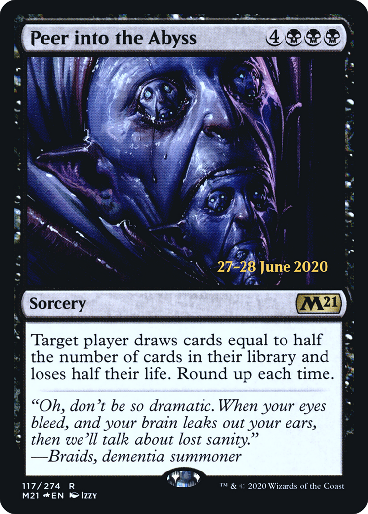 Peer into the Abyss (PRE-117) - Core Set 2021 Promos Foil