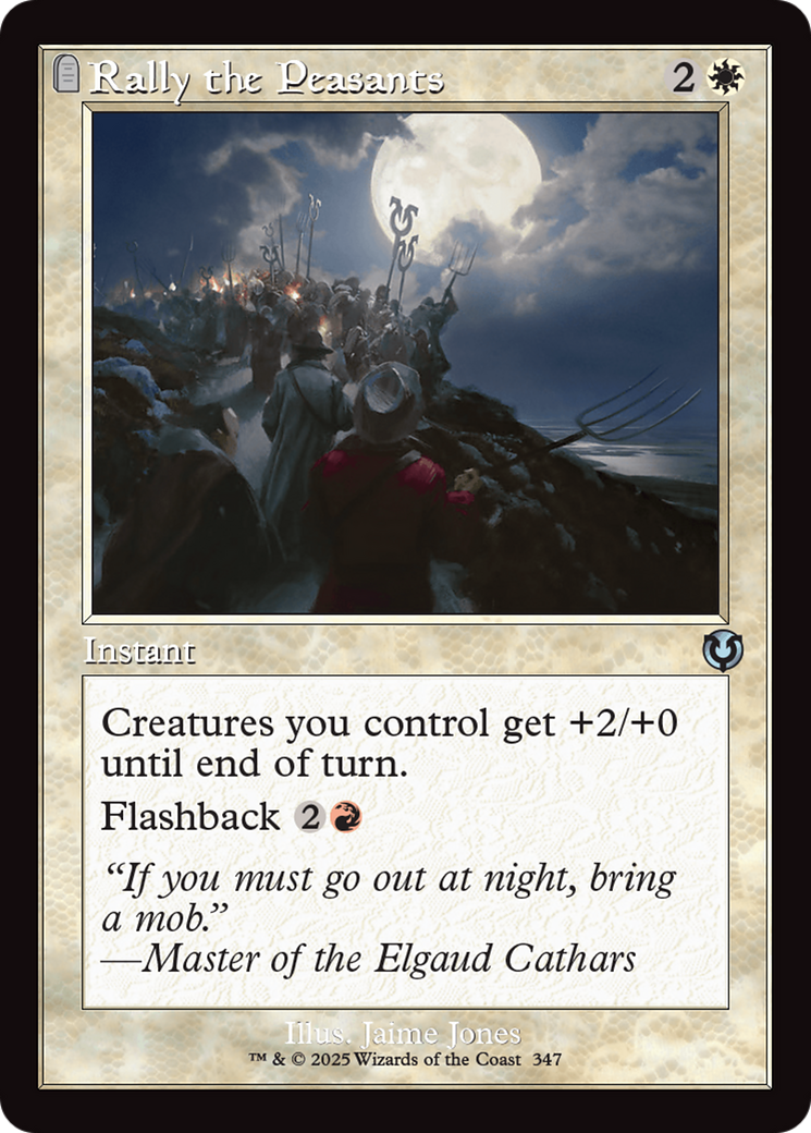 Rally the Peasants (Retro Frame) (INR-347) - Innistrad Remastered