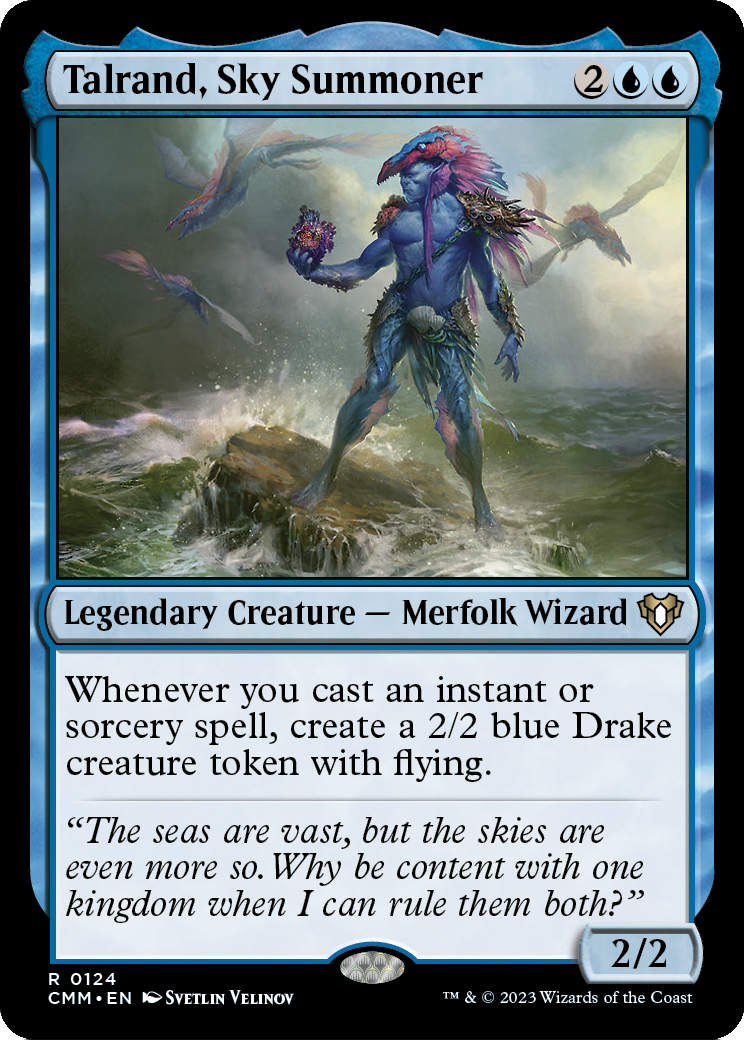 Talrand, Sky Summoner (CMM-124) - Commander Masters