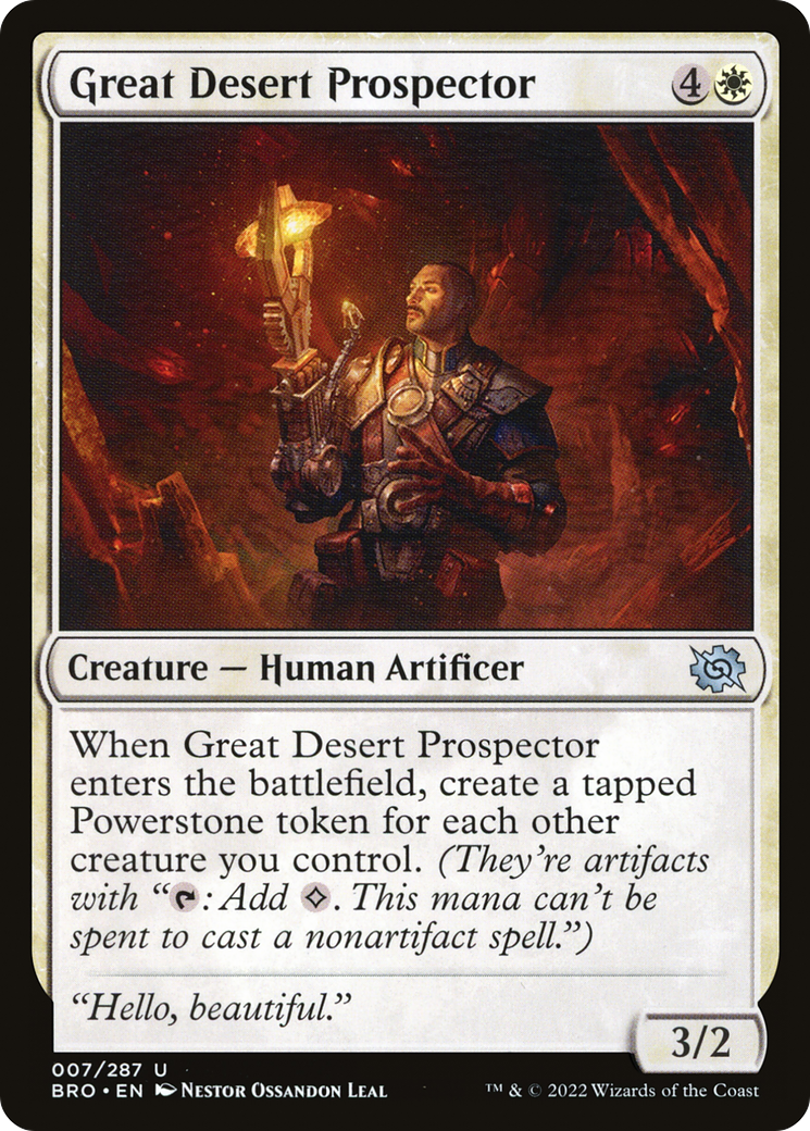 Great Desert Prospector (BRO-007) - The Brothers' War Foil