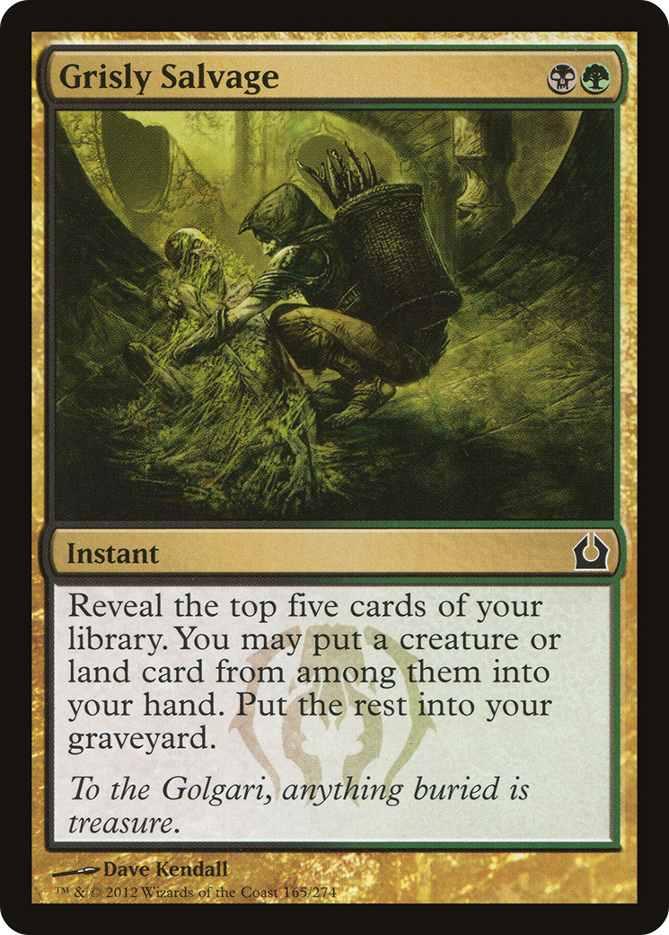 Grisly Salvage (RTR-165) - Return to Ravnica Foil