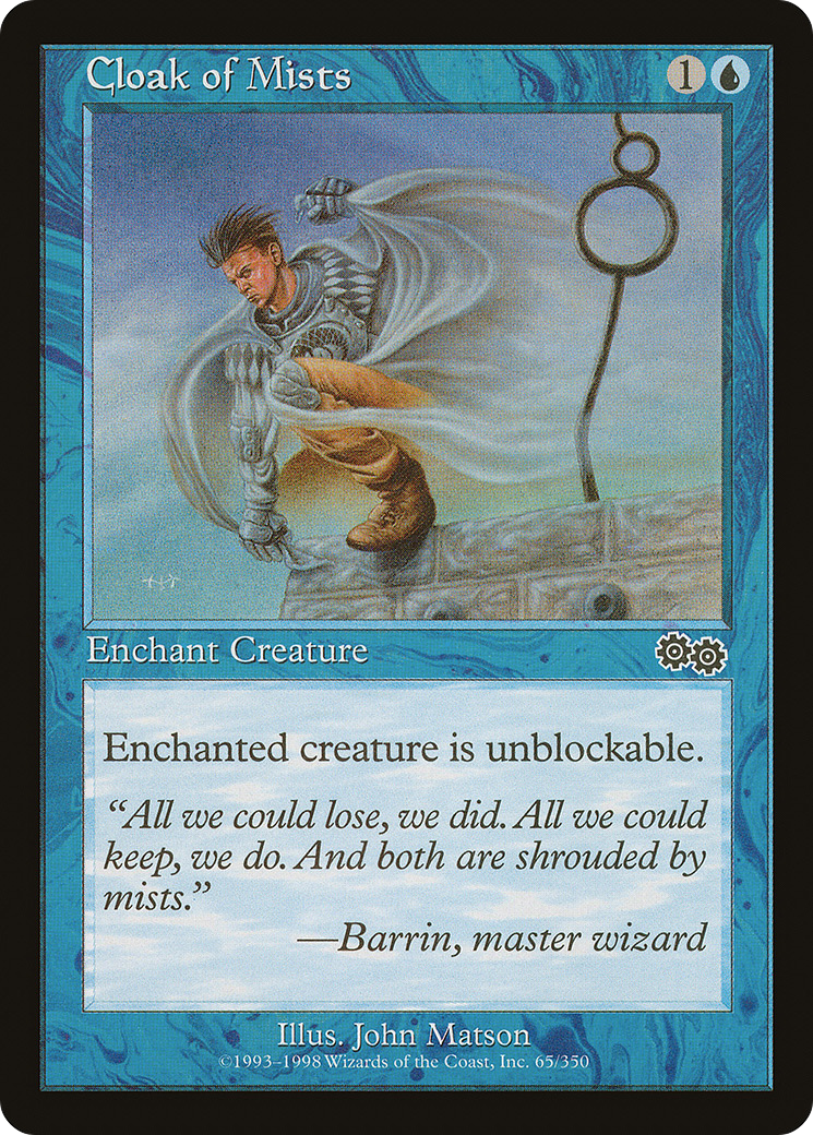 Cloak of Mists (USG-) - Urza's Saga