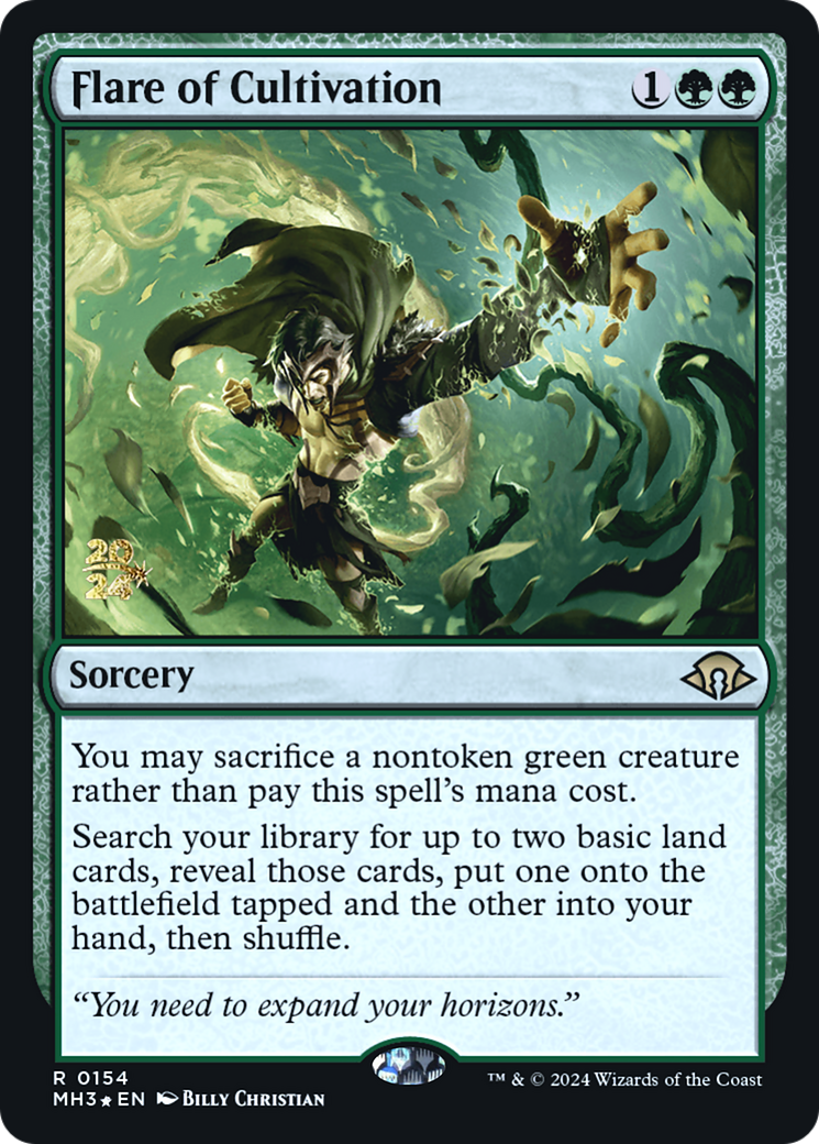 Flare of Cultivation (PRE-154) - Modern Horizons 3 Promos Foil