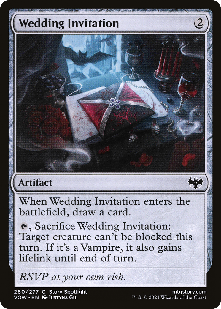 Wedding Invitation (VOW-260) - Innistrad: Crimson Vow Foil