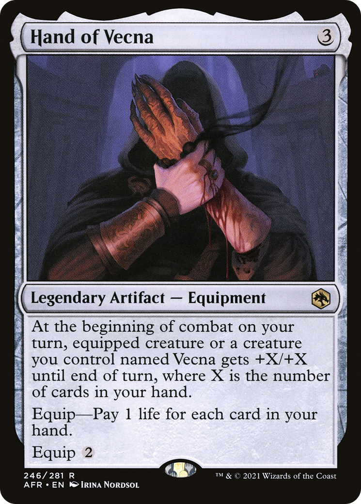 Hand of Vecna (AFR-246) - Adventures in the Forgotten Realms Foil