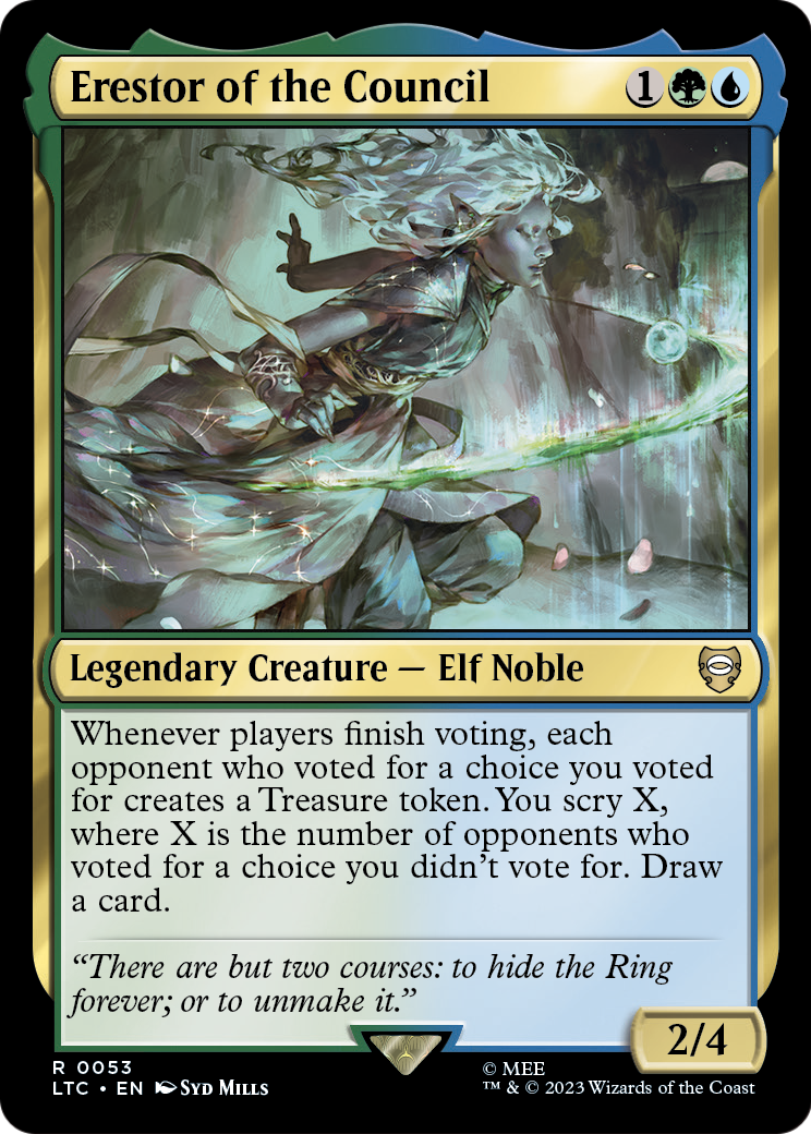 Erestor of the Council (LTC-053) - Tales of Middle-earth Commander