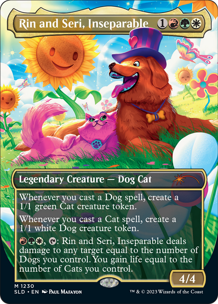 Rin and Seri, Inseparable (1230) (SLD-1230) - Secret Lair Drop (Borderless)