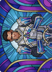 Aron, Benalia's Ruin // Aron, Benalia's Ruin (ADMU-043) - Dominaria United Art Series (Borderless)