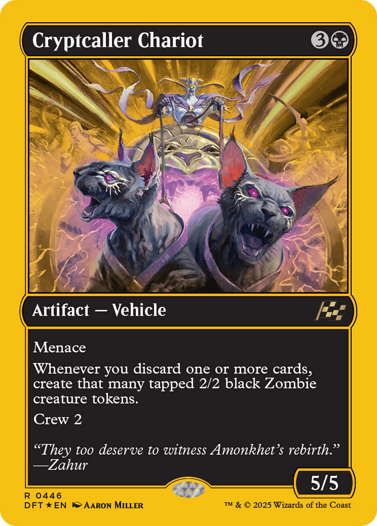 Cryptcaller Chariot (First-Place Foil) (DFT-446) - Aetherdrift Foil