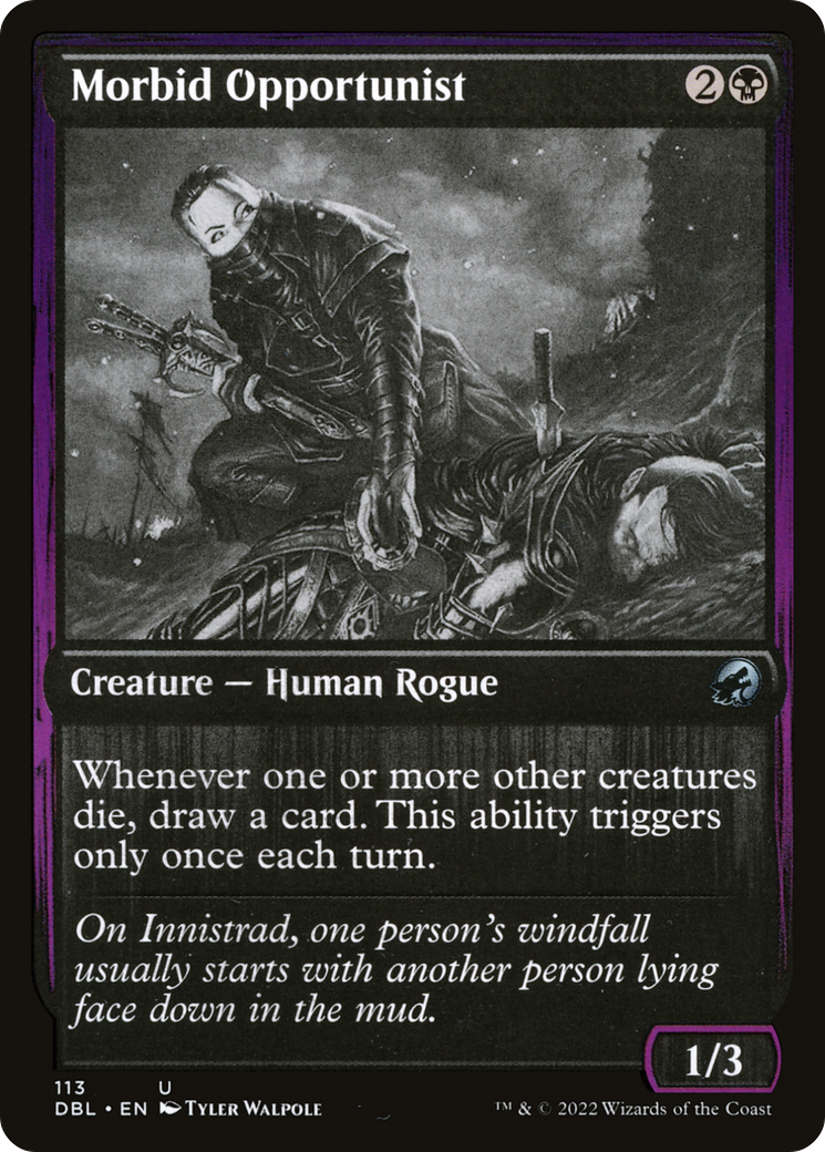 Morbid Opportunist (DBL-113) - Innistrad: Double Feature