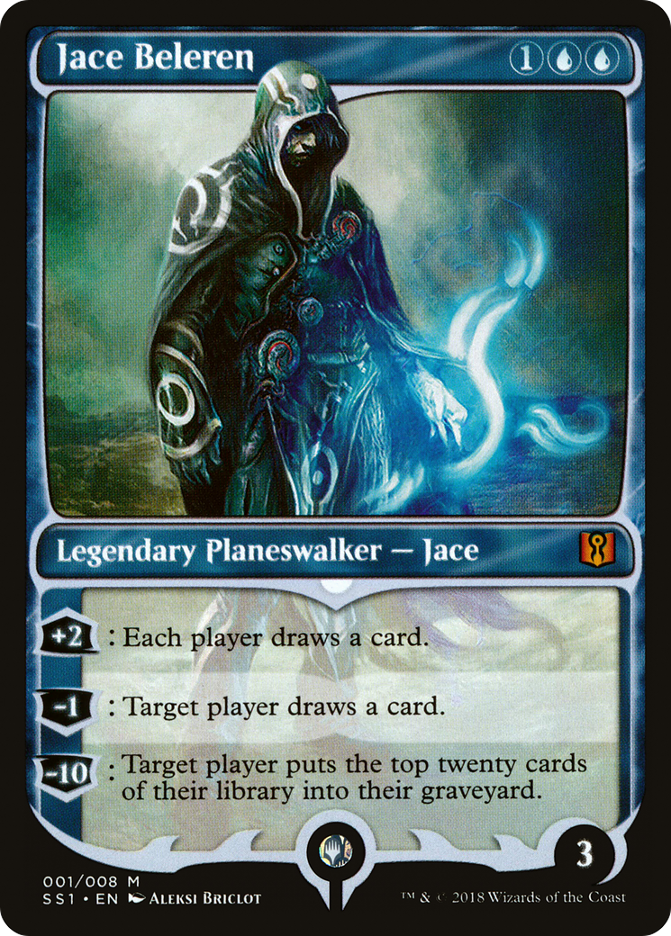 Jace Beleren (SS1-001) - Signature Spellbook: Jace Foil