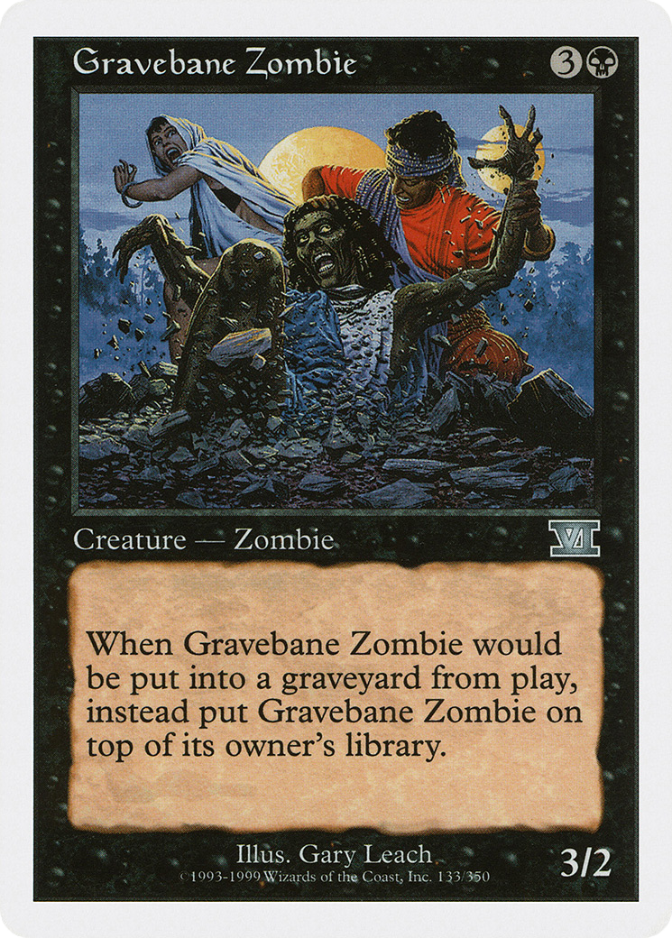 Gravebane Zombie (6ED-133) - Classic Sixth Edition