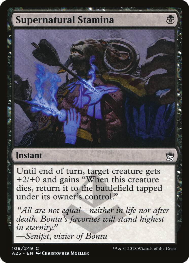 Supernatural Stamina (A25-109) - Masters 25 Foil