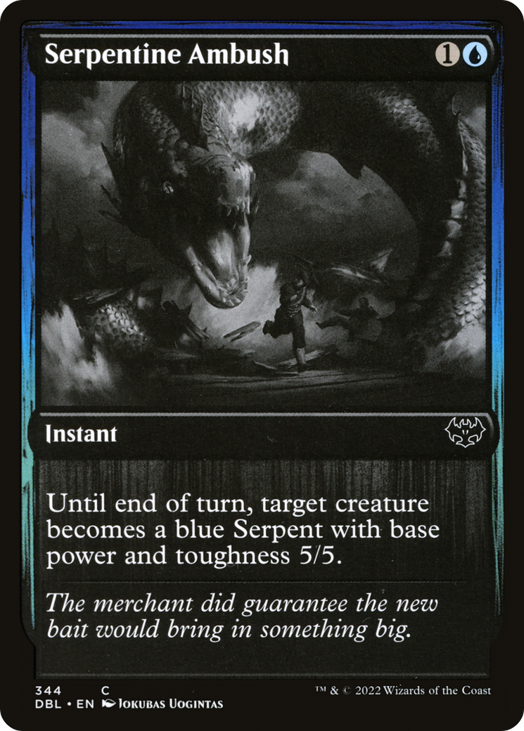 Serpentine Ambush (DBL-344) - Innistrad: Double Feature Foil