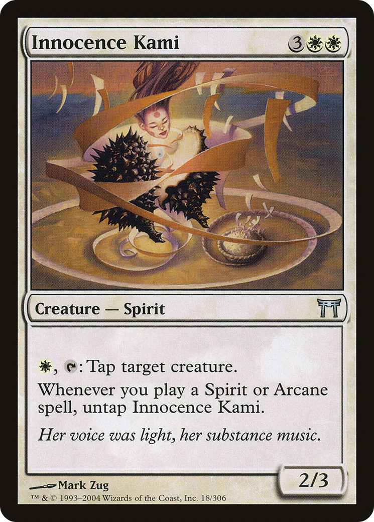 Innocence Kami (CHK-018) - Champions of Kamigawa Foil